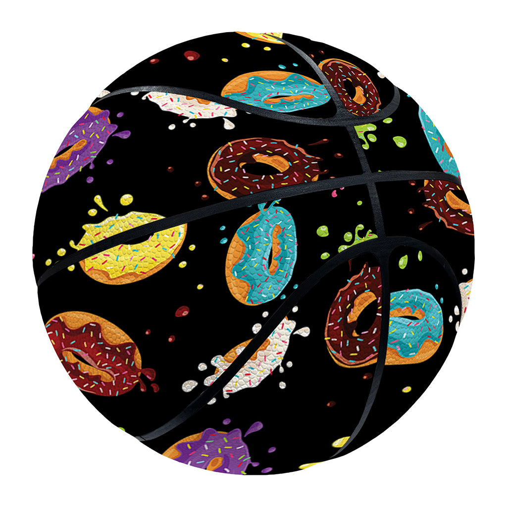Glaze Donut Pattern Print Basketball