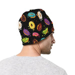 Glaze Donut Pattern Print Beanie