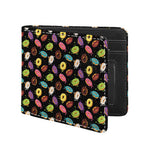 Glaze Donut Pattern Print Bifold Wallet