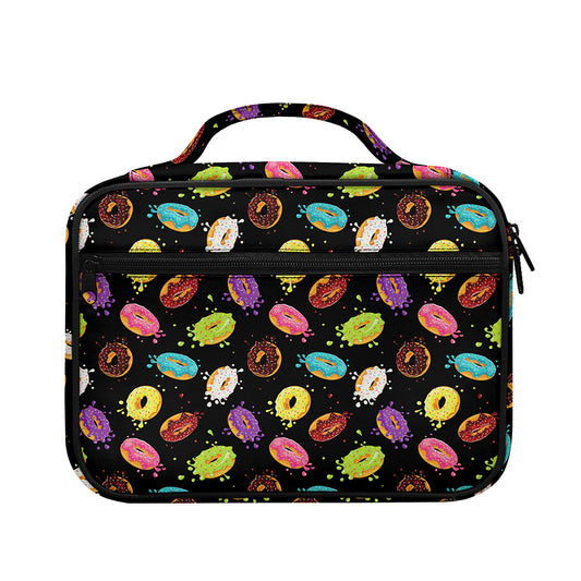 Glaze Donut Pattern Print Briefcase Bible Bag