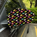 Glaze Donut Pattern Print Car Side Mirror Covers