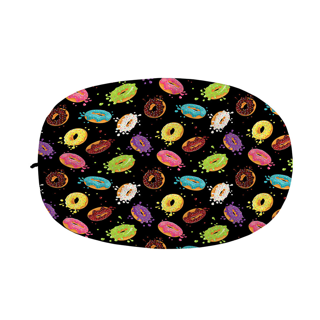 Glaze Donut Pattern Print Car Side Mirror Covers