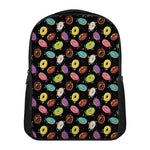 Glaze Donut Pattern Print Casual Backpack