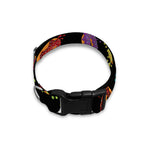 Glaze Donut Pattern Print Dog Collar