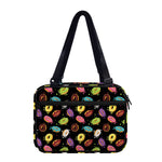 Glaze Donut Pattern Print Double Strap Bible Bag