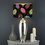 Glaze Donut Pattern Print Drum Lamp Shade