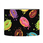 Glaze Donut Pattern Print Drum Lamp Shade