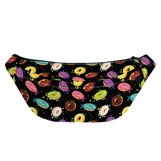 Glaze Donut Pattern Print Fanny Pack