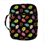 Glaze Donut Pattern Print Front Pocket Bible Bag