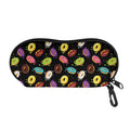 Glaze Donut Pattern Print Glasses Case