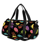 Glaze Donut Pattern Print Gym Bag