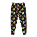 Glaze Donut Pattern Print Jogger Pants