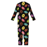 Glaze Donut Pattern Print Jumpsuit