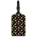 Glaze Donut Pattern Print Luggage Tag