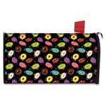Glaze Donut Pattern Print Mailbox Cover