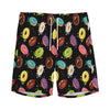 Glaze Donut Pattern Print Men's Sports Shorts