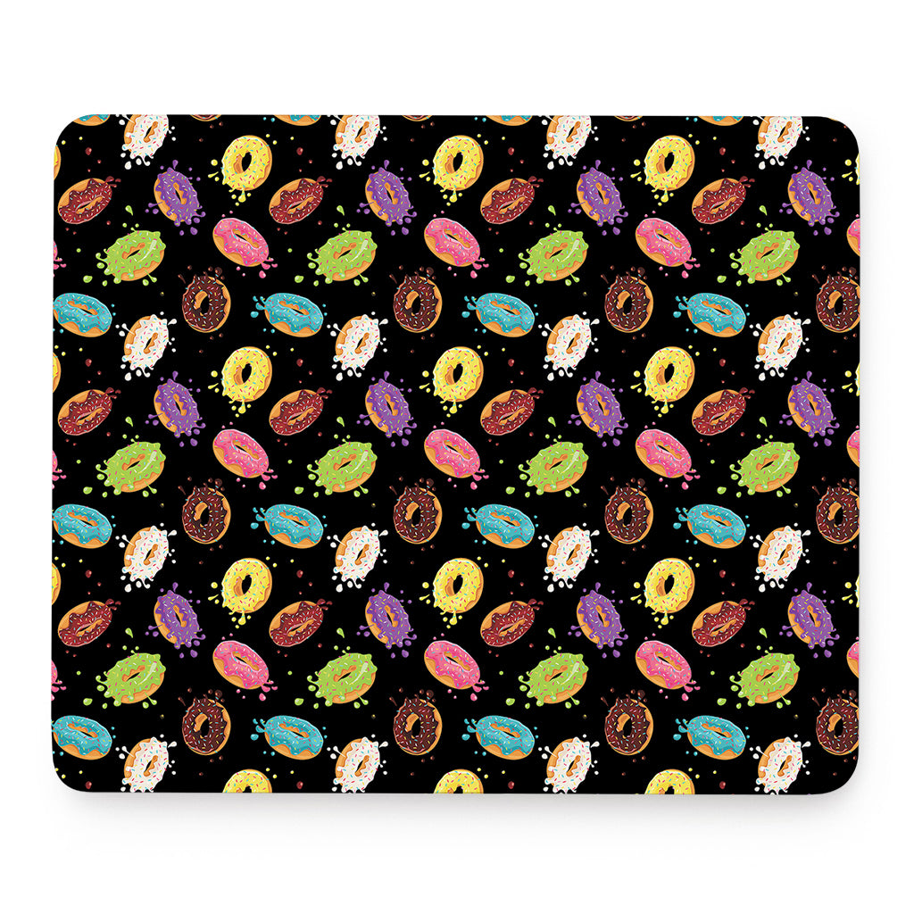 Glaze Donut Pattern Print Mouse Pad
