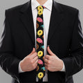Glaze Donut Pattern Print Necktie