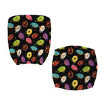 Glaze Donut Pattern Print Office Chair Cover