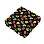 Glaze Donut Pattern Print Outdoor Seat Cushion Cover