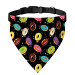 Glaze Donut Pattern Print Over The Collar Dog Bandana