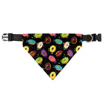 Glaze Donut Pattern Print Over The Collar Dog Bandana
