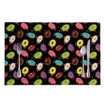Glaze Donut Pattern Print Placemat