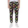 Glaze Donut Pattern Print Scuba Joggers