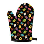 Glaze Donut Pattern Print Single Oven Mitt