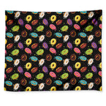Glaze Donut Pattern Print Tapestry
