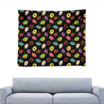Glaze Donut Pattern Print Tapestry