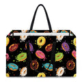 Glaze Donut Pattern Print Utility Tote Bag