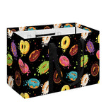 Glaze Donut Pattern Print Utility Tote Bag