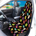 Glaze Donut Pattern Print Waterproof Car Seat Cover