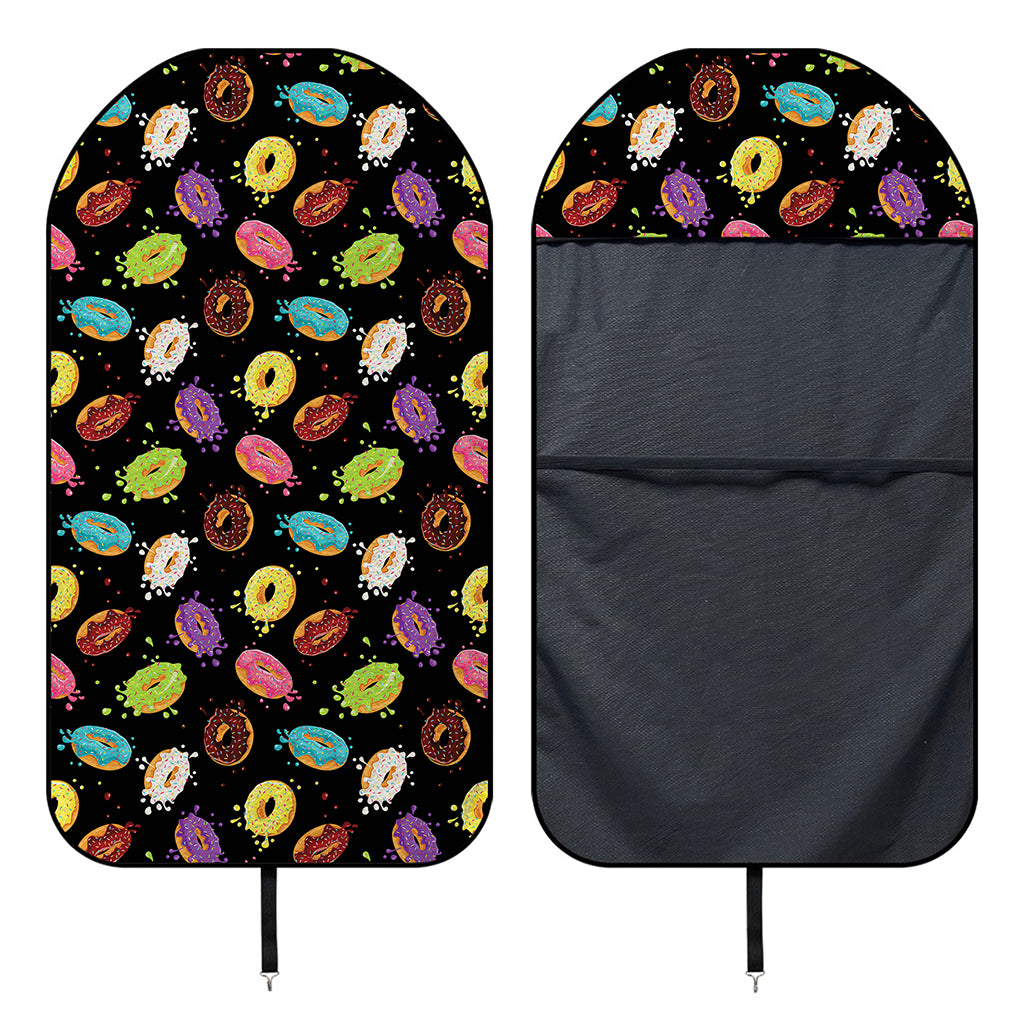 Glaze Donut Pattern Print Waterproof Car Seat Cover
