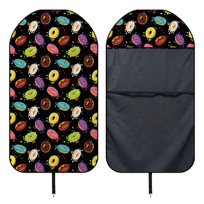 Glaze Donut Pattern Print Waterproof Car Seat Cover