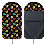 Glaze Donut Pattern Print Waterproof Car Seat Cover