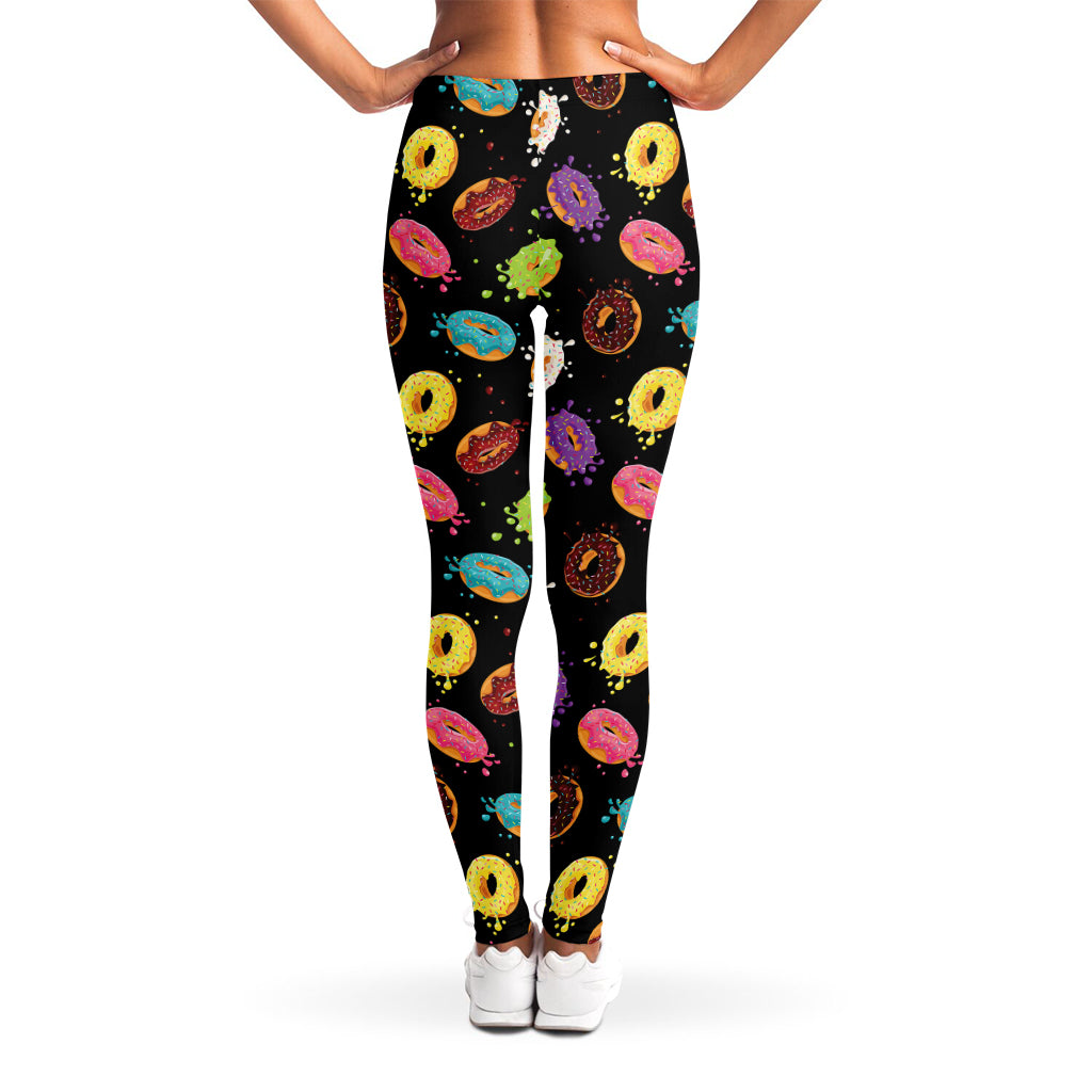 Glaze Donut Pattern Print Women's Leggings