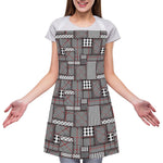 Glen Plaid Patchwork Pattern Print Adjustable Apron