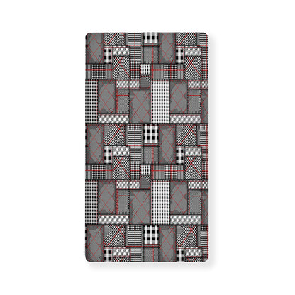 Glen Plaid Patchwork Pattern Print Baby Crib Sheet