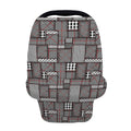 Glen Plaid Patchwork Pattern Print Baby Seat Cover