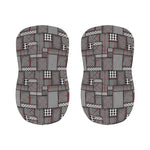 Glen Plaid Patchwork Pattern Print Bar Stool Covers