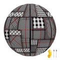 Glen Plaid Patchwork Pattern Print Basketball