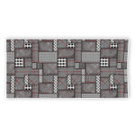 Glen Plaid Patchwork Pattern Print Beach Towel