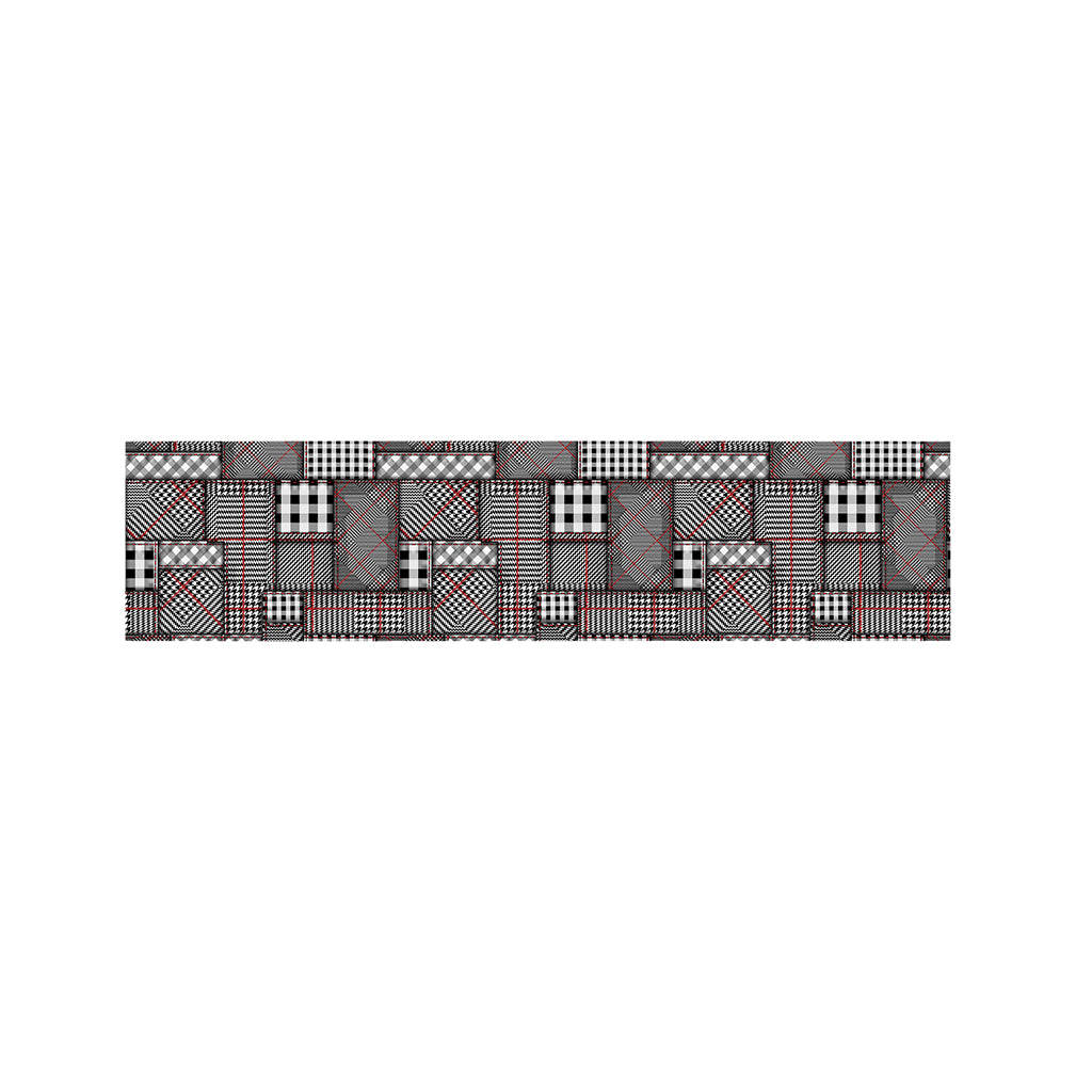 Glen Plaid Patchwork Pattern Print Bed Runner