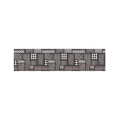 Glen Plaid Patchwork Pattern Print Bed Runner