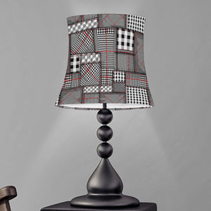 Glen Plaid Patchwork Pattern Print Bell Lamp Shade