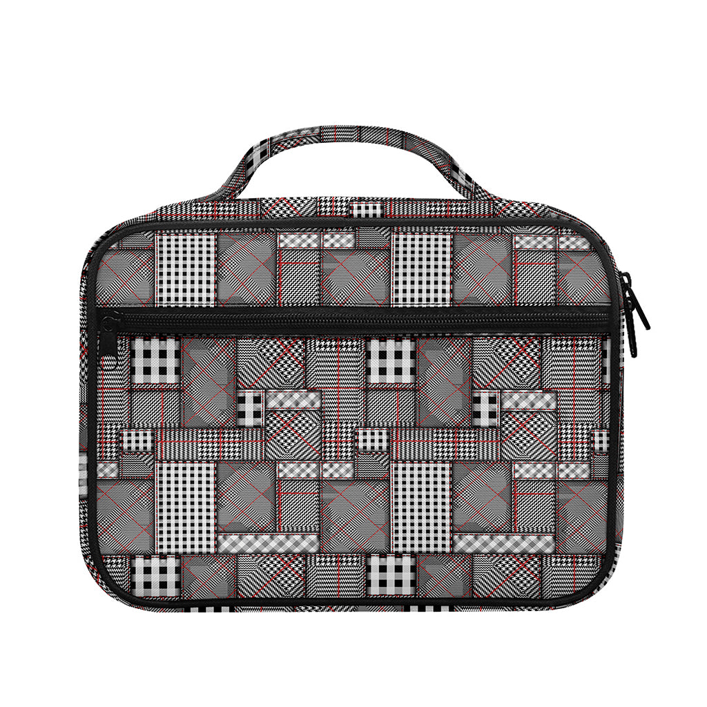 Glen Plaid Patchwork Pattern Print Briefcase Bible Bag