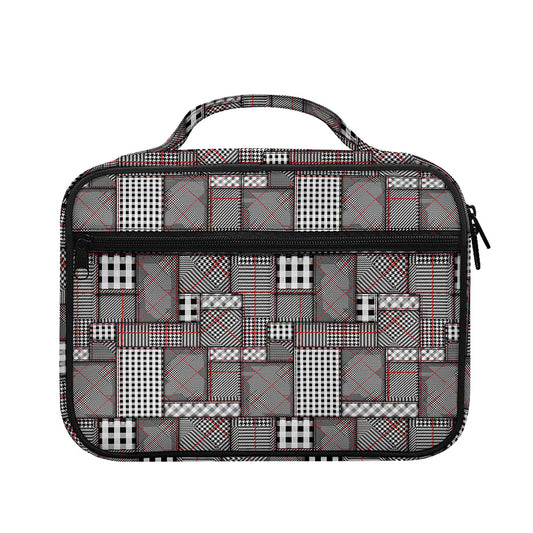 Glen Plaid Patchwork Pattern Print Briefcase Bible Bag