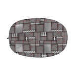 Glen Plaid Patchwork Pattern Print Car Side Mirror Covers